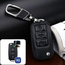 Leder Schlüssel FOB Key Cover