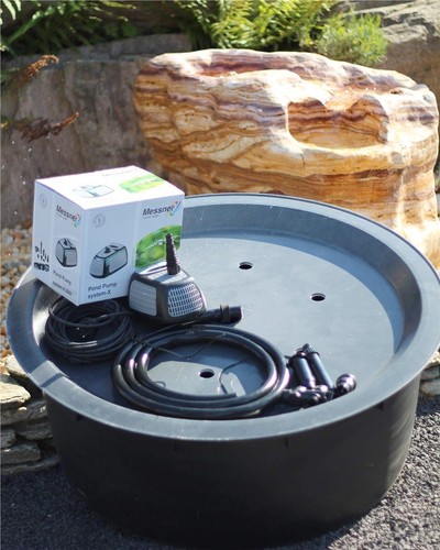 Becken mit gfk deckel - becken,