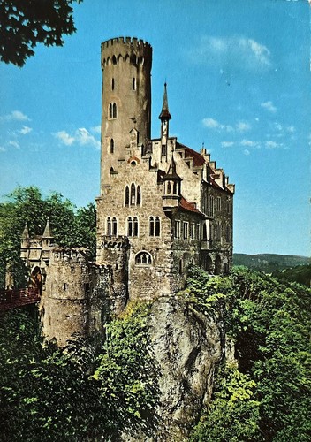 Schloss lichtenstein 1971 - ak,