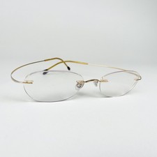 SILHOUETTE Brille GOLD RANDLOS