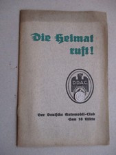 " Die Heimat ruft! " Deutscher