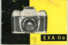 IHAGEE Bedienungsanleitung EXA IIa 2a Kamera User Manual Anleitung (Y5657