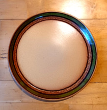 1  Teller 24 cm  Atelier d´art Badonviller France vintage 70er Deko Weihnachten