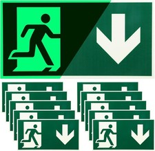 10 x Notausgangsschild