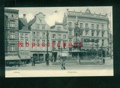Lübeck klingenberg - ak, lübeck,