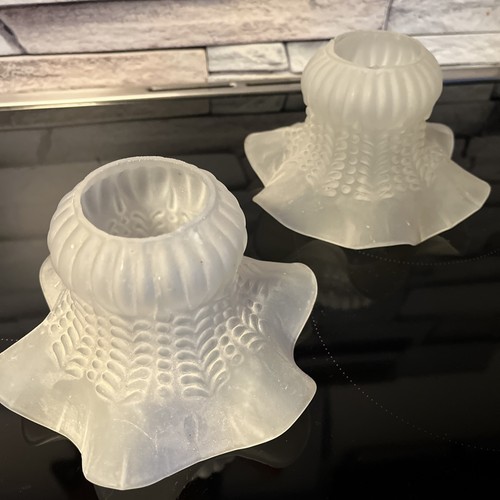 Alte kleine opalglasschirme - kleine,