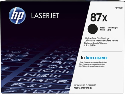 87x schwarz toner - hp,