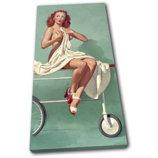 Vintage Girl Poster Retro