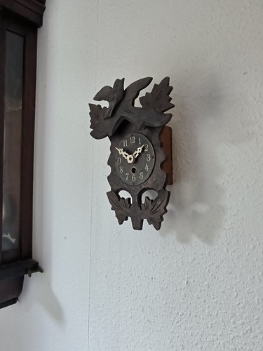 Kleine alte schwarzwalduhr - kleine,