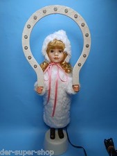 Große Lichterpuppe beleuchteter Engel Lichterengel Fensterpuppe Erzgebirge neu