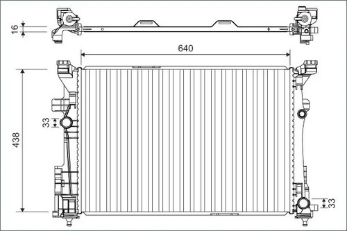 Kühler motorkühlung 701133 - motorkühlung,