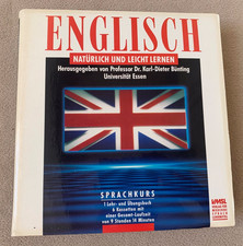 Englisch Sprachkurs "Natürlich und leicht lernen" Prof. Bünting Buch und 6 MCs