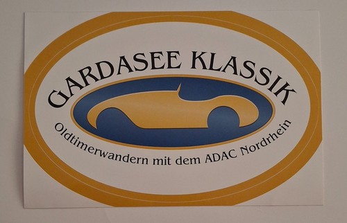 Werbe aufkleber gardasee - -,