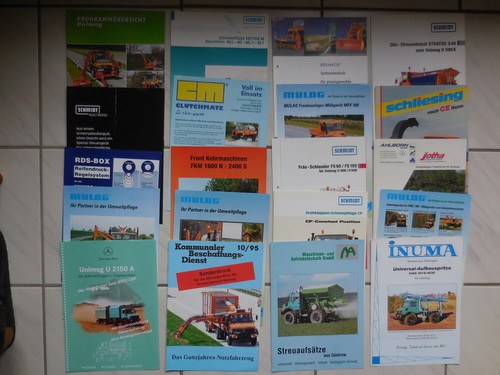 Unimog prospekt mercedes benz - ,