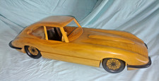 Jaguar E Type Großes Holzmodell 50 cm Lang