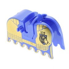 1x Lego Horse Blanket Blue
