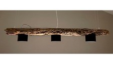 Treibholz Esstischlampe Hängelampe 115cm  mit 3 x GU10 LED