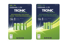 TRONIC® 8er Akku-Set Ni-MH – AA / AAA wiederaufladbar