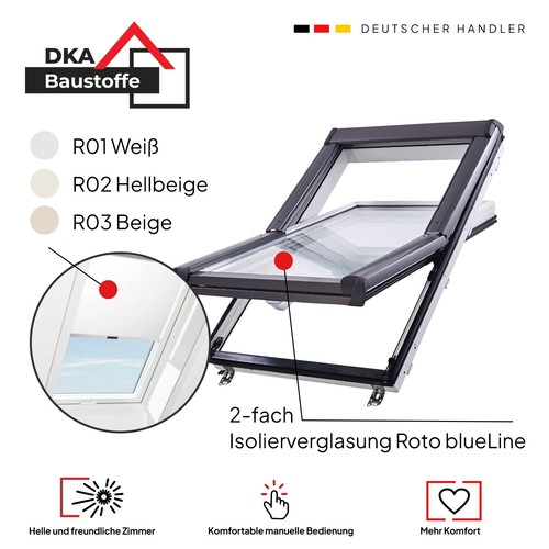 Roto dachfenster 2fach - dachfenster,