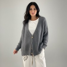 Cardigan Strickjacke Grau  Neu
