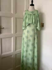 Vintage 60er-70er grün Motiv