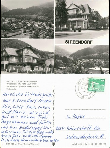 Sitzendorf mehrbild - sitzendorf, mehrbild-ak