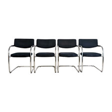 4er Set Original Vitra Visavis Stühle Stapelstuhl Freischwinger MwSt