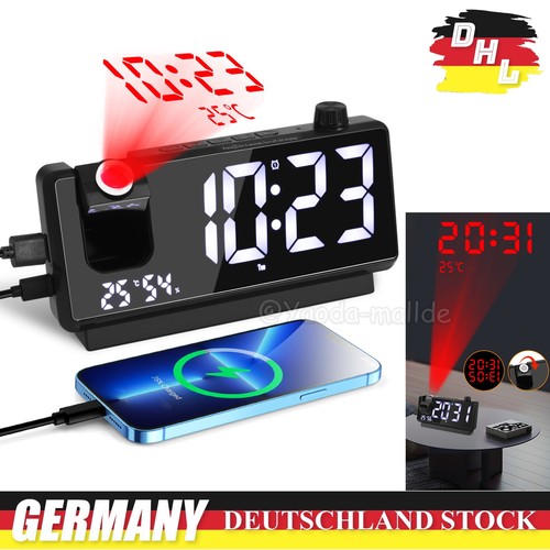 Digital projektionsuhr - digital,