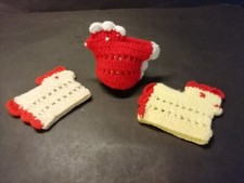 3 Eierwärmer - Handarbeit -