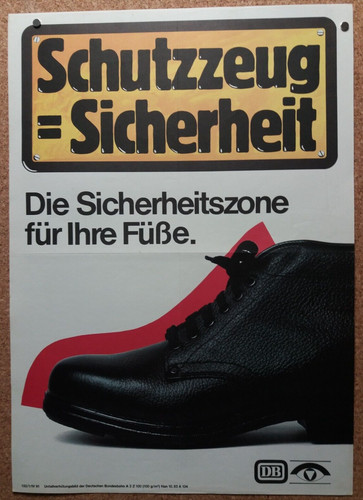 Plakat deutsche bundesbahn - db,