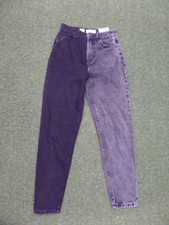 * BERSHKA MOM Jeanshose*Denim grau/schwarz* high waist* Gr.34 * TOP*