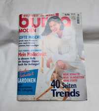 Burda Moden 09/1996 Nähen Schnittmuster Kleider Damenmode Blazer Rock Jacken