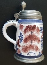 GSK Walzenkrug Handbemalt Fein