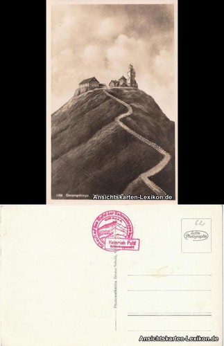 Postcard krummhübel karpacz - postcard,