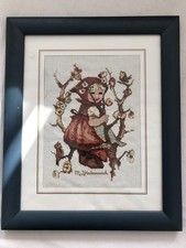 Hummelbild " Apple Tree Girl „ reine Handarbeit 