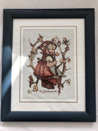 Hummelbild apple tree girl - hummelbild, "