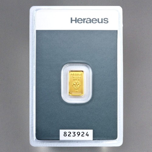 Goldbarren heraeus 5 10 - goldbarren,