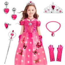 LED Kleid Mädchen Cinderella