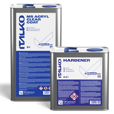 2K MS Klarlack 2:1 Hochglänzend 5L für Autolack mit Härter 2,5L Set 7,5 Liter