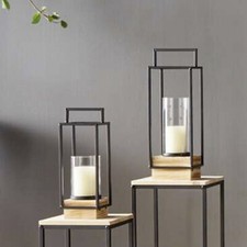 2er SET Laterne Windlicht