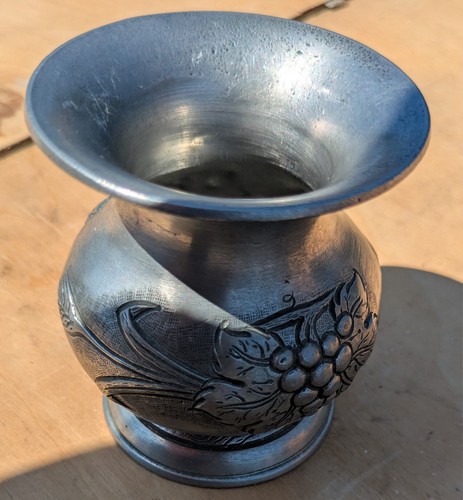Vintage zinnvase weinmotiv - vintage,