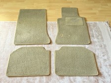 original Mercedes W124 V124 Rips Fußmatten Rechtslenker UK braun