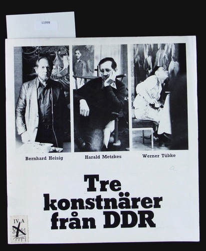 Tre konstnärer från ddr - tre,