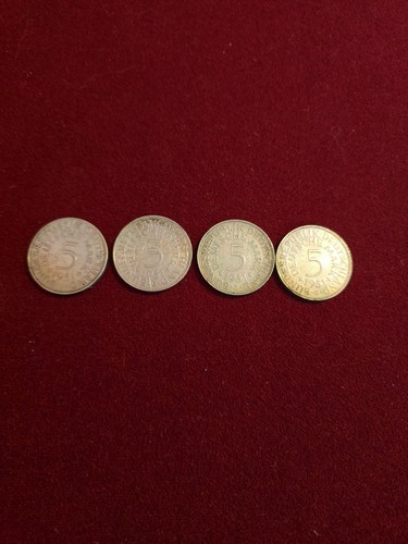 1951 4er set silberadler - 5,