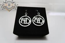 Original Harley Davidson Ohrringe Strass-Stein Earrings-HD Rhinestone 97792-13VW