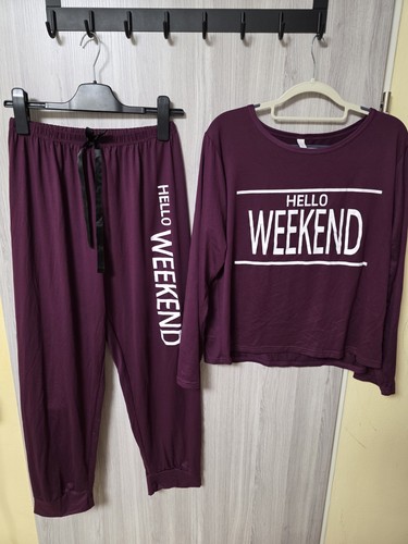 Damen hausanzug pyjama l - hausanzug,