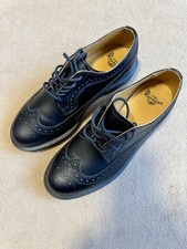 DR. MARTENS 3989 Brogue Halbschuhe, Schwarz, Größe 38 *** Neu ***