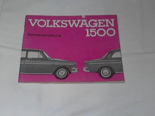 Betriebsanleitung 1500 - 1500, (