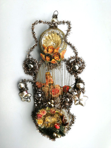 Tinsel ornament - tinsel,