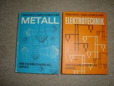 2 Bücher   Friedrich-Tabellenbücher Metall und Elektrotechnik